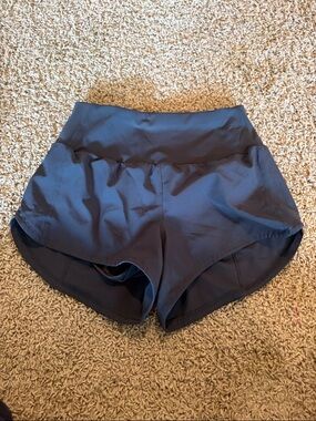 Amazon Women’s Navy Athletic High-Waist Shorts